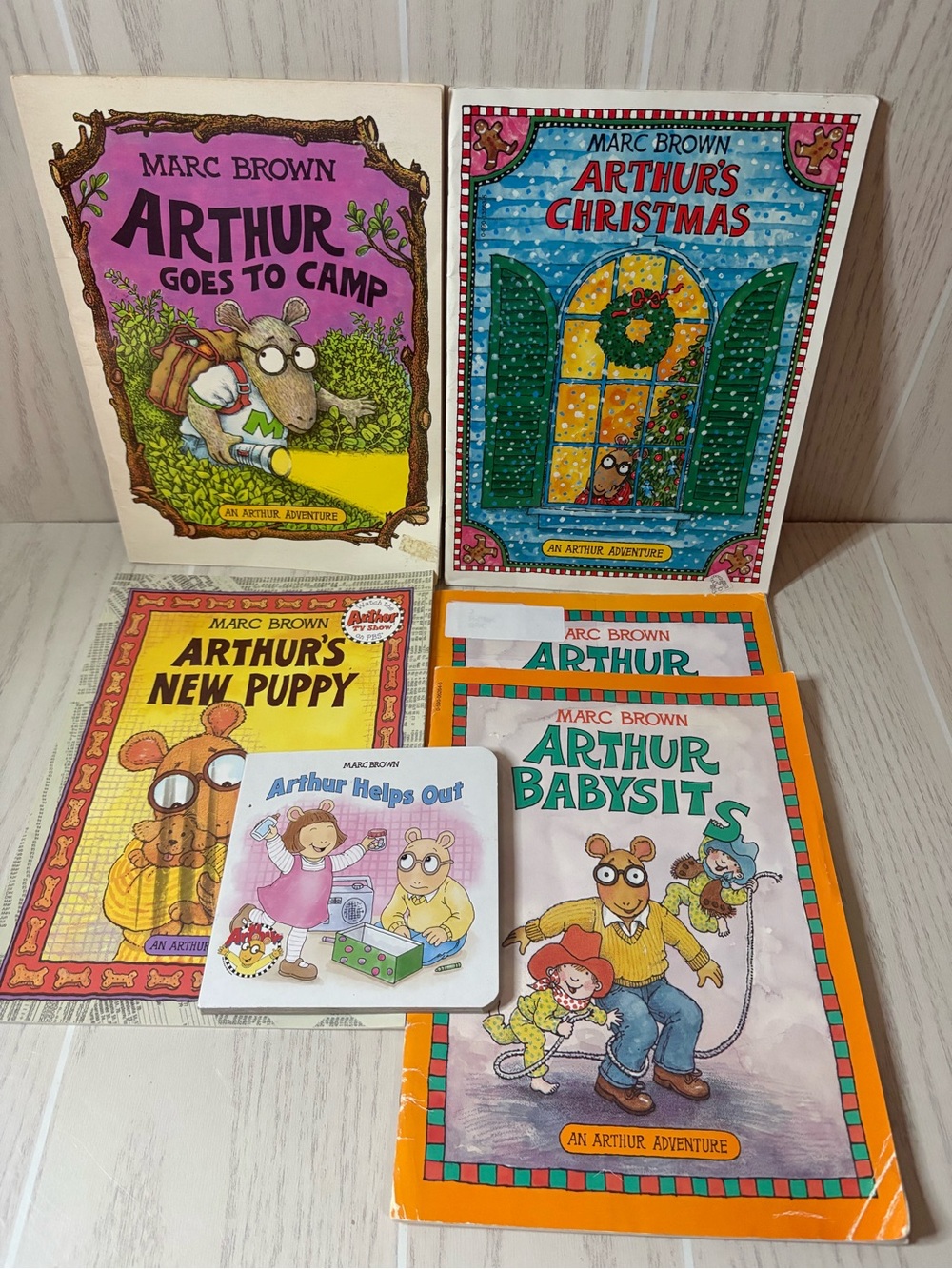 Vintage! Arthur Books by Marc Brown. Lot of 6 (Paperbacks)